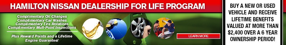 Hamilton Nissan Dealership for Life Program