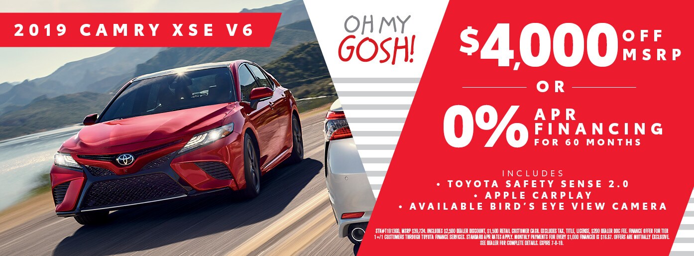 Toyta Camry June 2019 specials