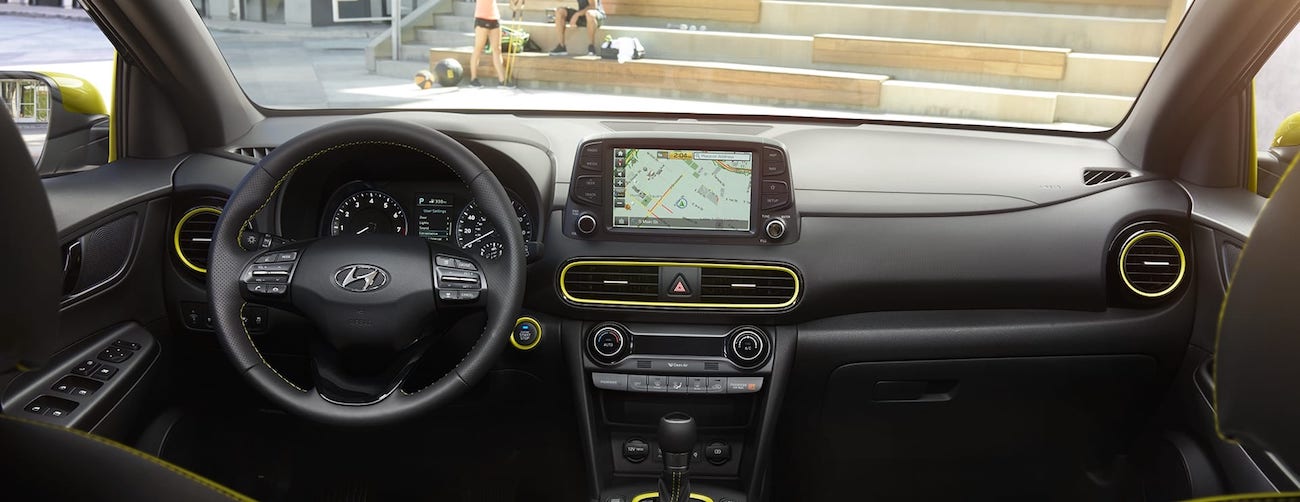 2020 Hyundai Kona interior dashboard design