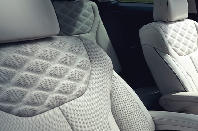 2020 Hyundai Palisade quilted nappa leather seats
