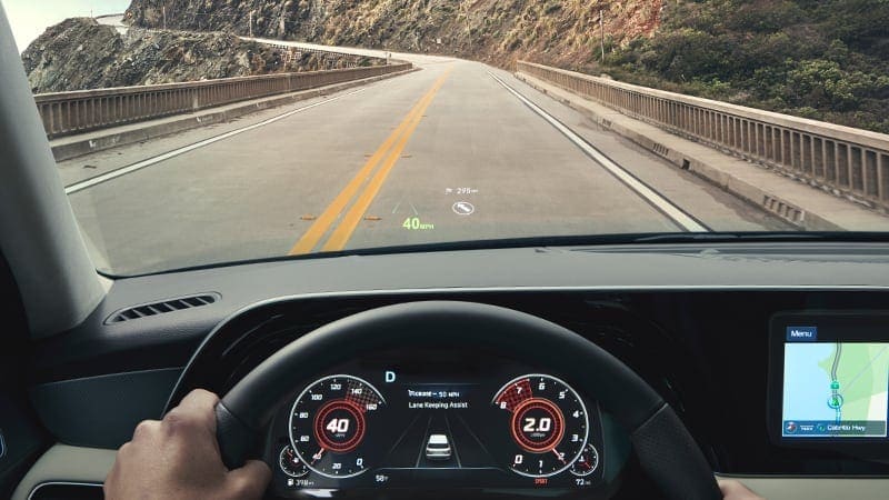 2020 Hyundai Palisade Heads-up Display