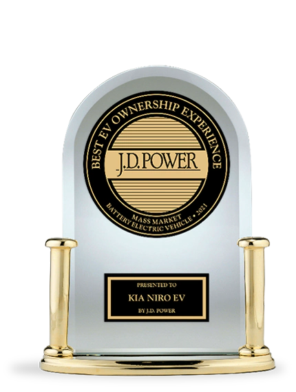 JD Power Best EV Ownership Experience Award Presented to Kia Niro EV