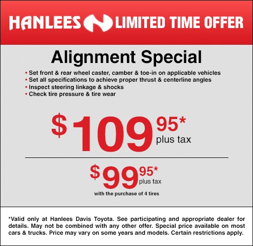 Davis CA Alignment Special