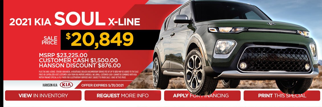 2021 Kia Soul Special Offer