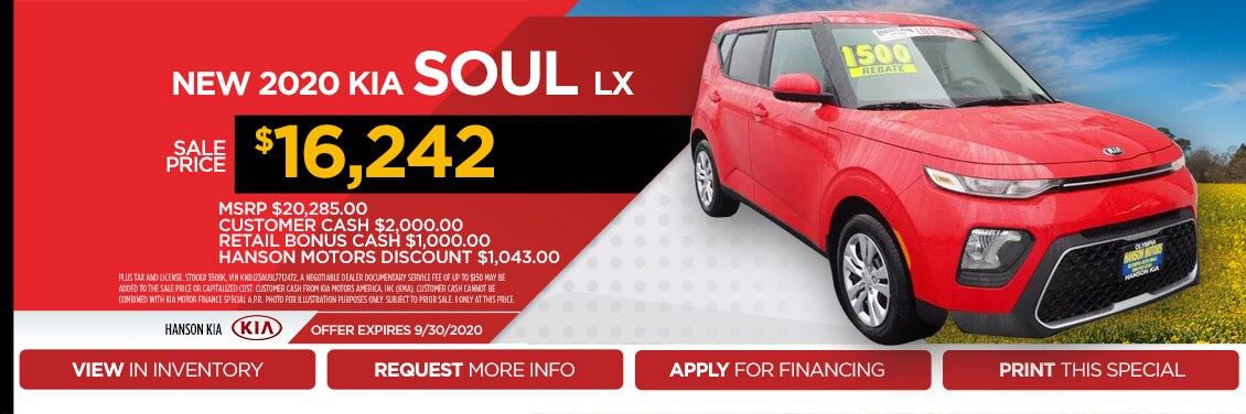 2020 Kia Soul LX Special