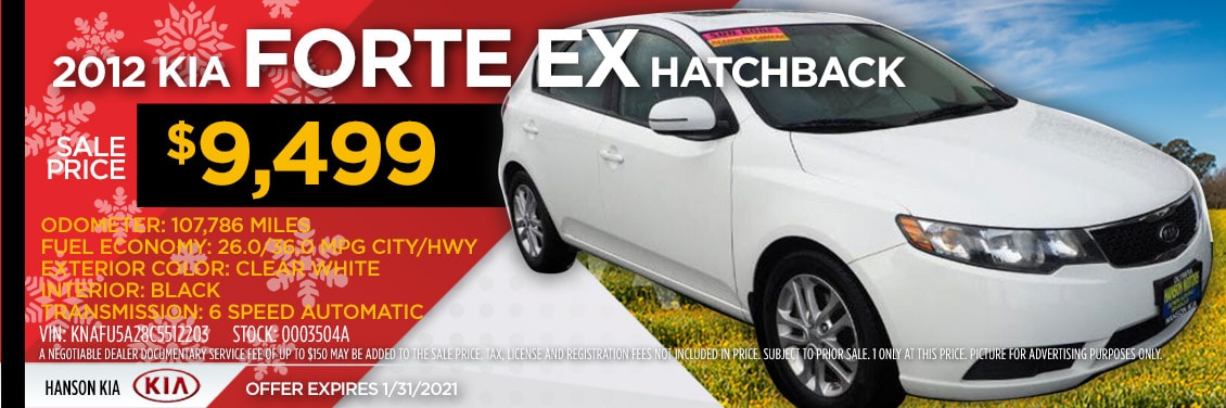 hanson kia 2012 Kia Forte Jan 2021