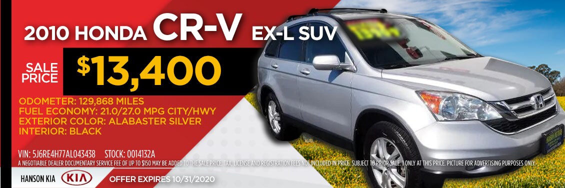 Used 2010 Honda CR-V Special Offer