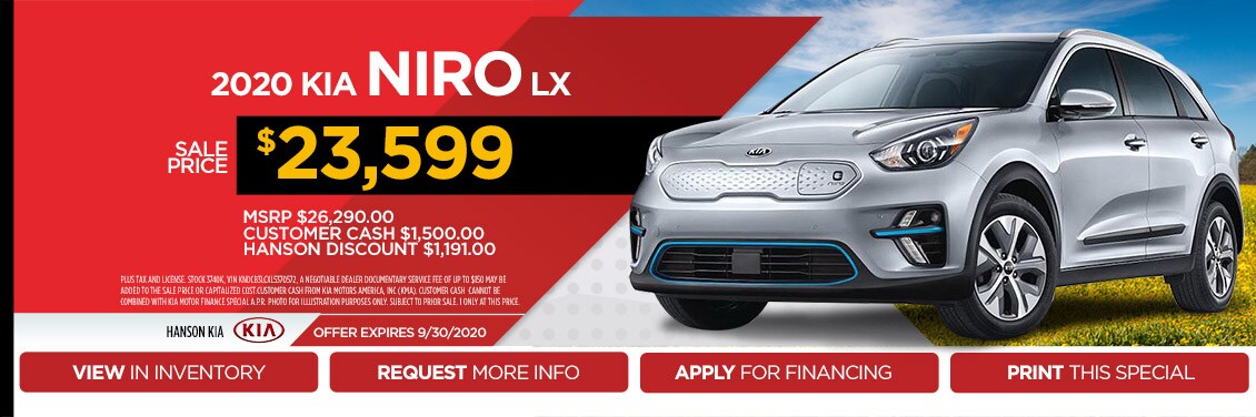 2020 Kia Niro LX Special