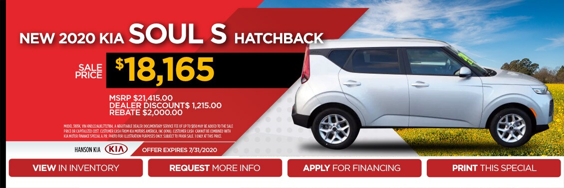 2020 Kia Soul S Special