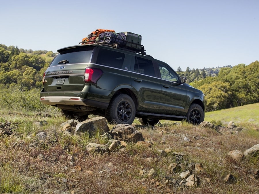 Ford Expedition in Grassy Field