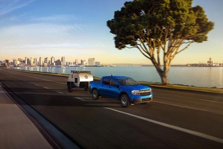 Ford Maverick Towing Trailer