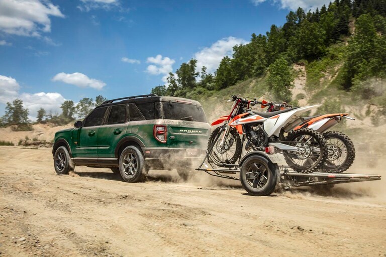 Bronco Sport Towing Dirt Bikes