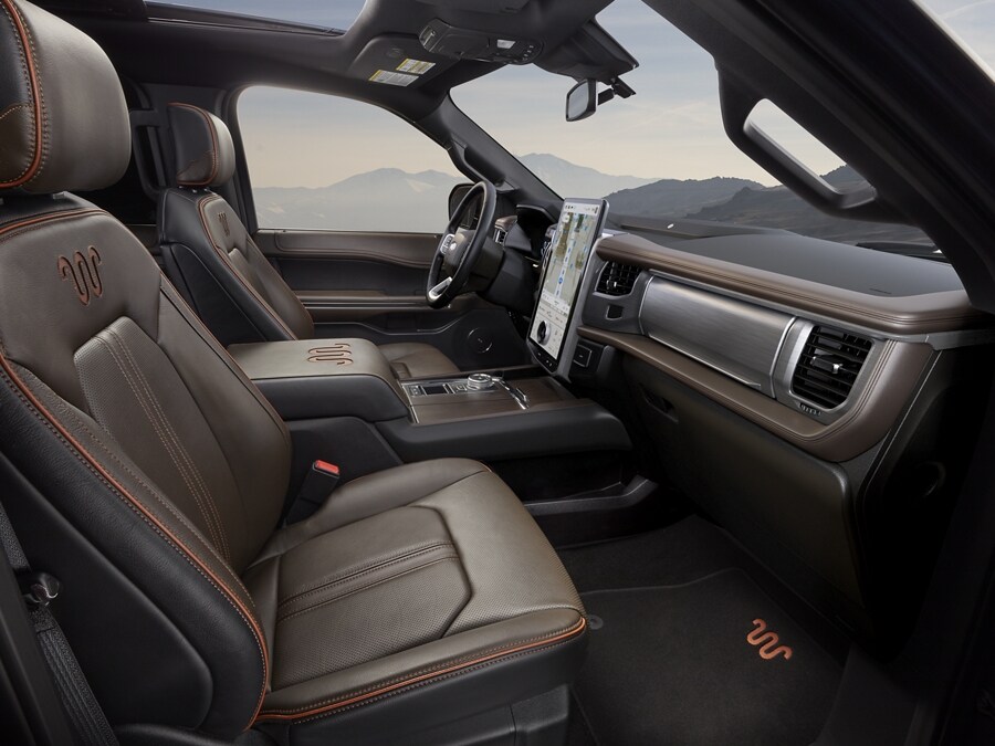 Interior of the Ford Expedition