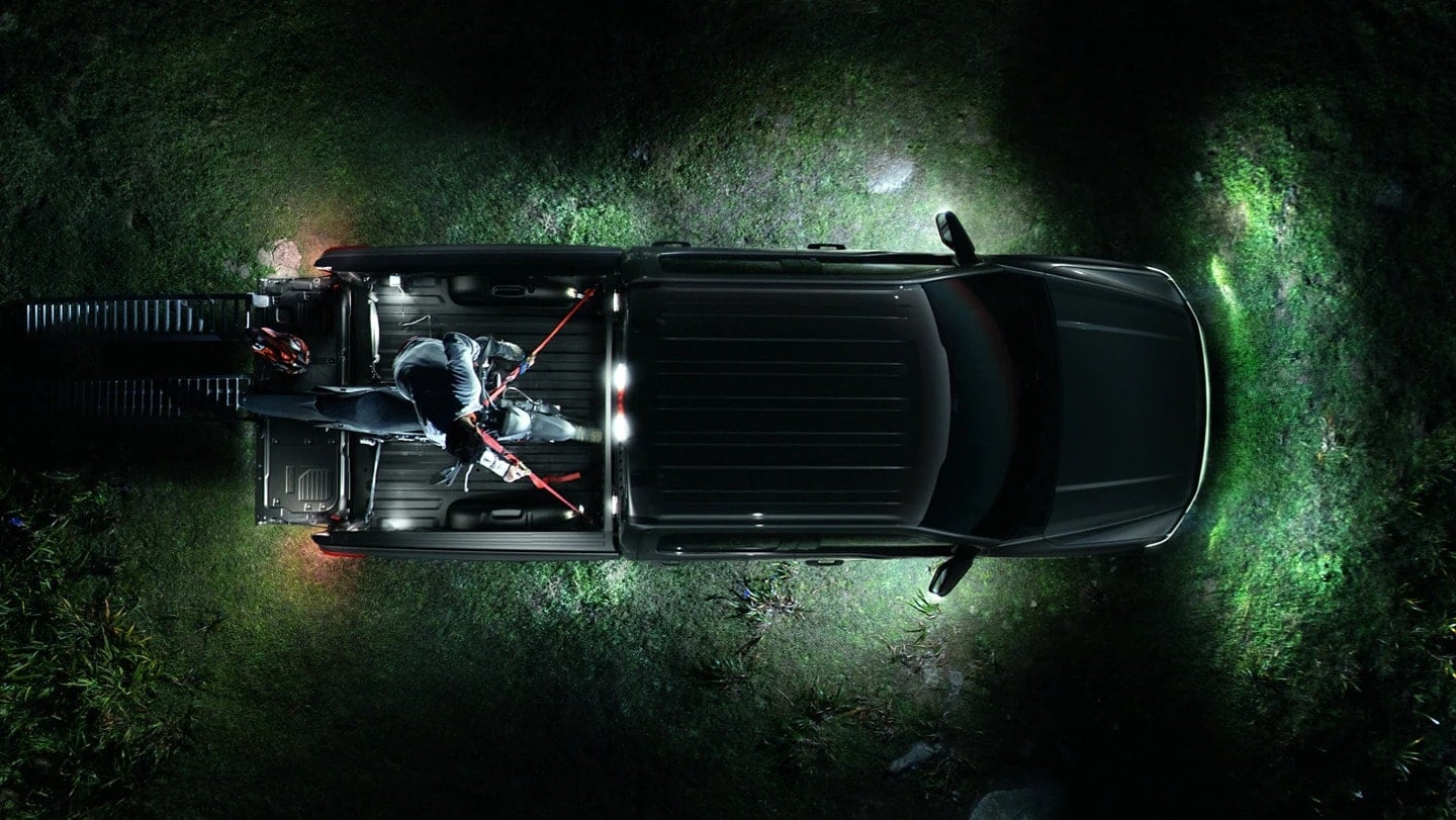 Top View of 360 Zone Lighting on 2023 Ford F-150 Lightning