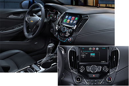 Chevrolet MyLink with a 7-inch diagonal color touch-screen