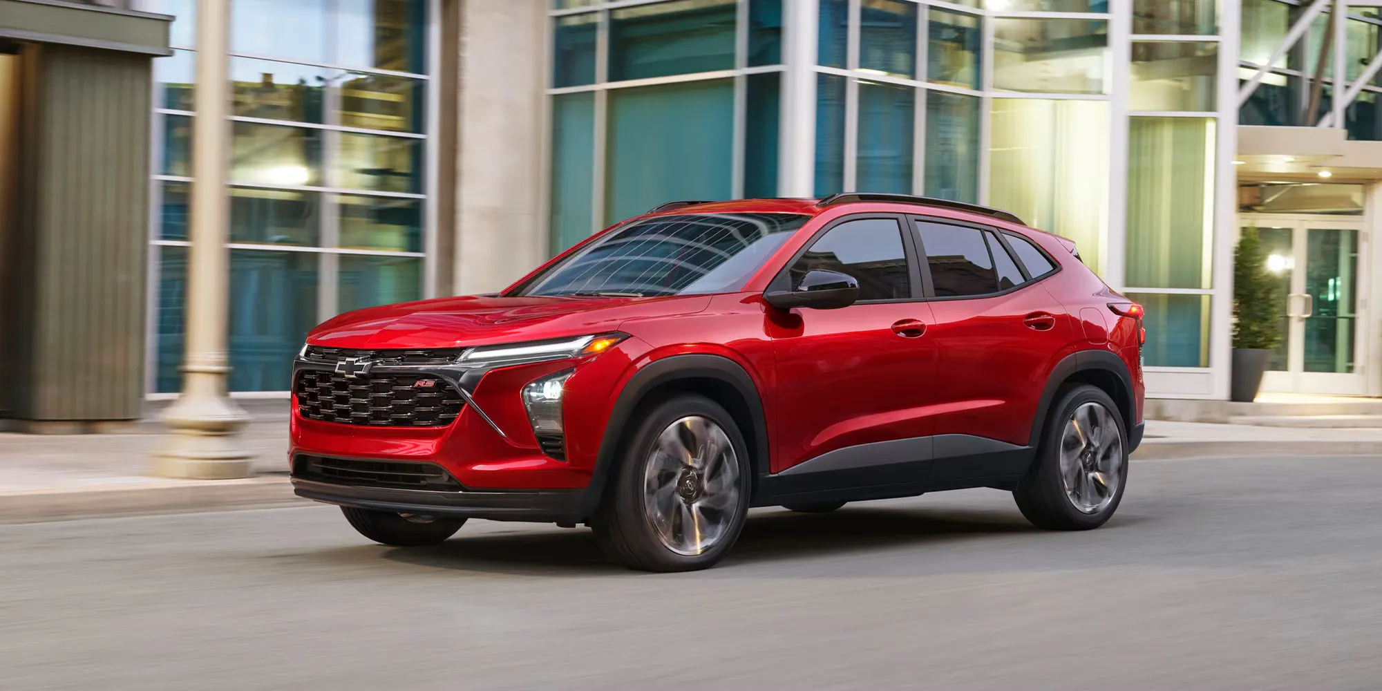 The bold and stylish exterior of the 2026 Chevrolet Trax.