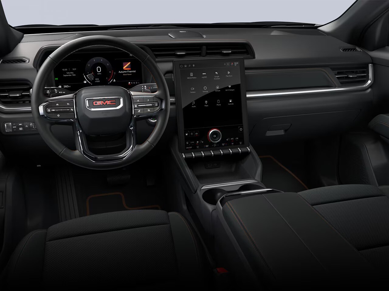 The 11-inch infotainment display in the 2026 GMC Terrain.