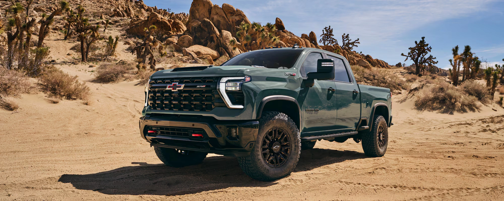 A dynamic image of the 2026 Chevrolet Silverado 2500 HD.