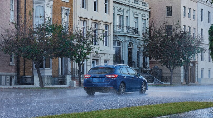 Subaru Legacy Subaru Legacy in rain