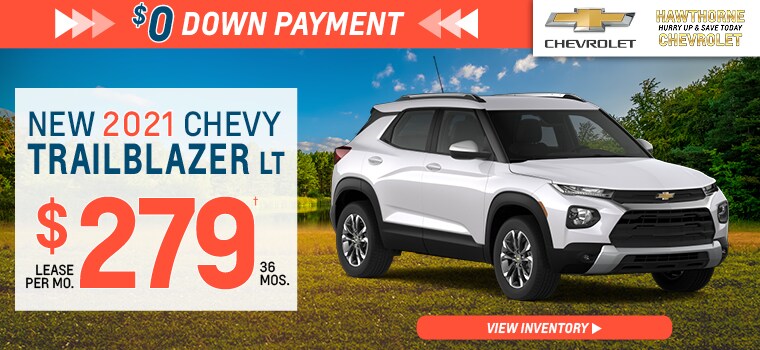 New 2021 Chevy Trailblazer LT