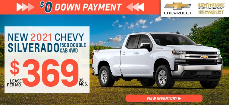 New 2021 Chevy Silverado 1500 Double Cab 4WD