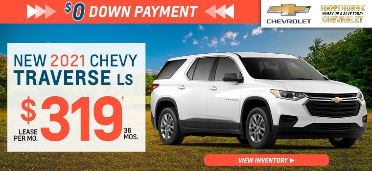 New 2021 Chevy Traverse LS