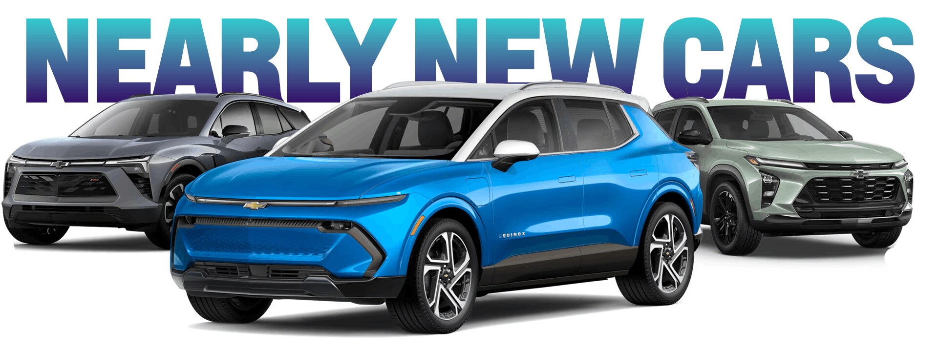 Nearly new Chevrolet loaner vehicles at Hawthorne Chevrolet