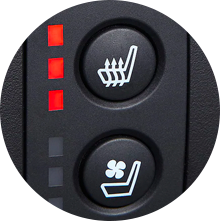 heated and ventilated front seats