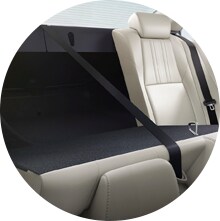 60 40 split rear seatback