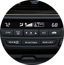 tri-zone climate control