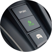 ECON, Sport and EV Drive Modes