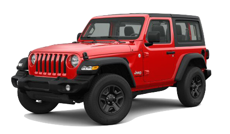 2019 Jeep Wrangler Sport A red 2019 Jeep Wrangler Sport