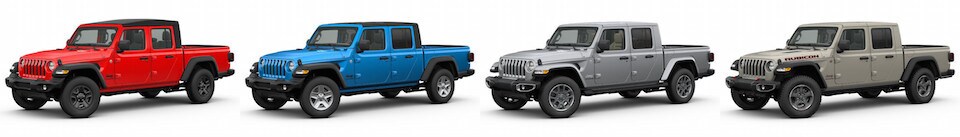 Jeep Gladiator Trims The Jeep Gladiator Sport, Sport S, Overland & Rubicon