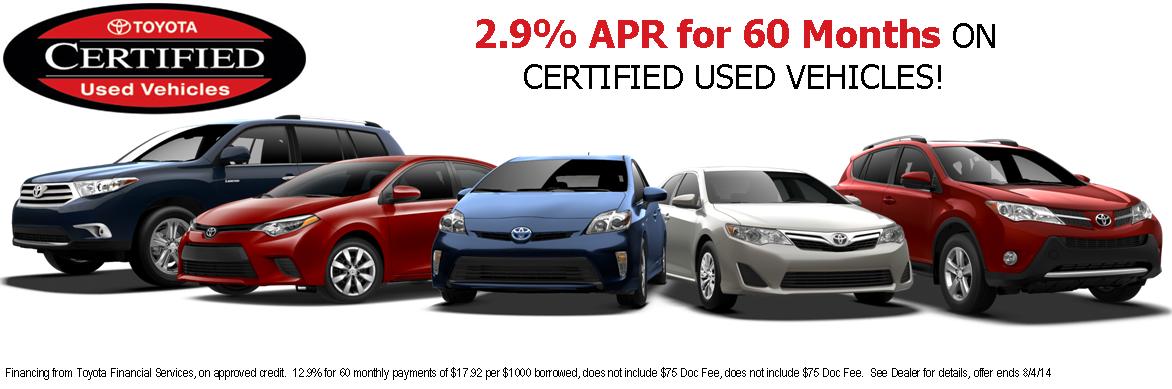 2.9% Financing on any Toyota Certified Used Vehicle! banner.jpg