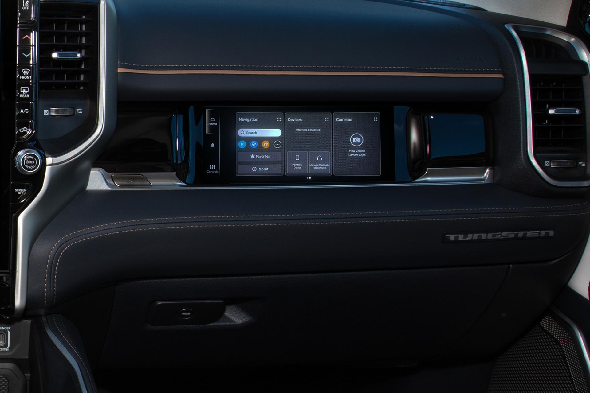 2025 Ram 1500 Tungsten Passenger Screen
