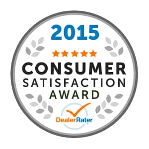 2015 Consumer Satisfaction Award 2015 Consumer Satisfaction Award