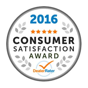 2016 Consumer Satisfaction Award 2016 Consumer Satisfaction Award