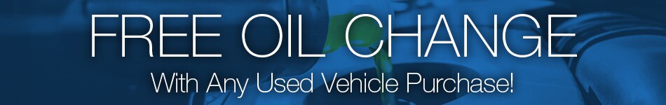 Free Oil Change with Used Vehicle Purchase