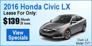 2016 Honda Civic Lease Special - Fort Lauderdale, Coral Springs & Delray Beach