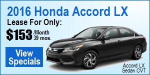 2016 Honda Accord Lease Deals & Specials - Coral Springs, Delray Beach, Fort Lauderdale