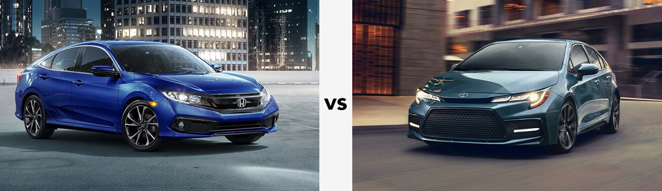 2020 honda civic vs toyota corolla