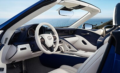 Lexus LC Convertible Interior