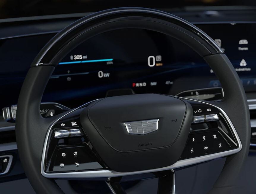 Steering Wheel in the 2023 LYRIQ