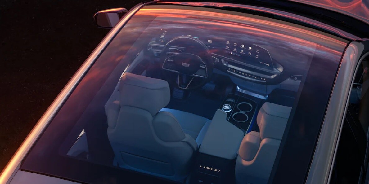 Glass Roof on the 2023 Cadillac LYRIQ