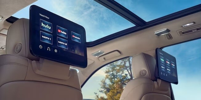Rear Seat Entertainment System in the 2024 Cadillac Escalade