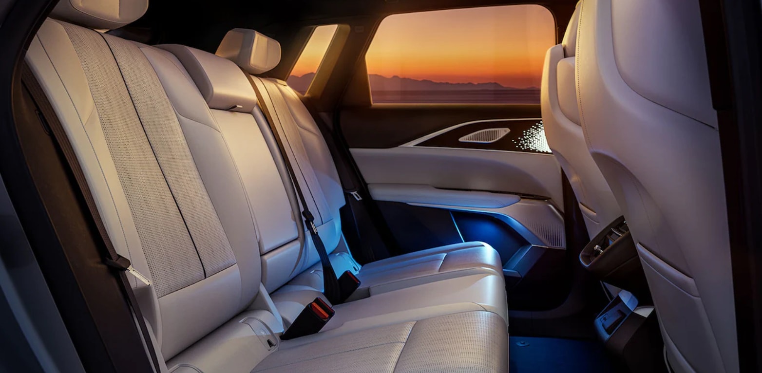 Seating in the 2023 Cadillac Lyriq