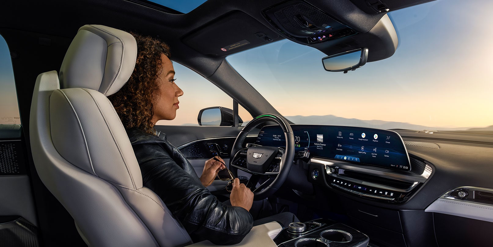 Interior of the 2023 Cadillac LYRIQ