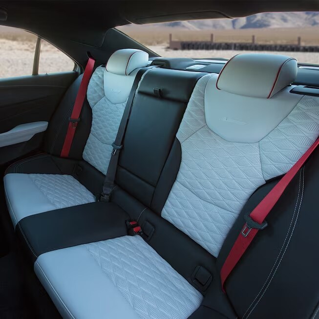 2023 CT4-V Rear Seats