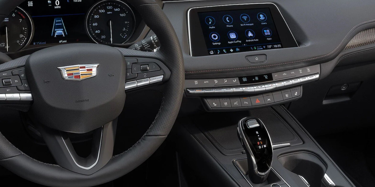 Dashboard in the 2023 Cadillac XT4