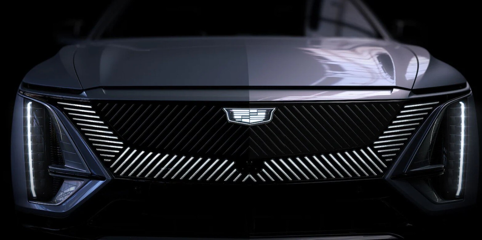 Black Crystal Shield on the 2023 Cadillac LYRIQ